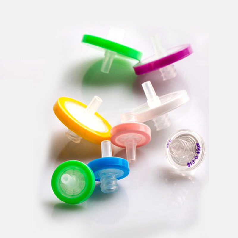Hot Sale 0.22um Syringe Medical Ventilator Filter with Screws Edge