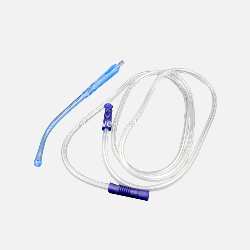 Yankauer Suction Handle Set With Connecting Tube
