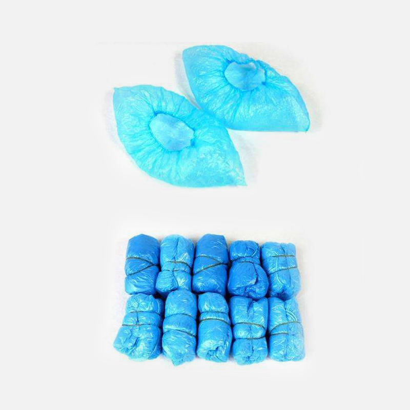 Disposable waterproof plastic PE shoe cover