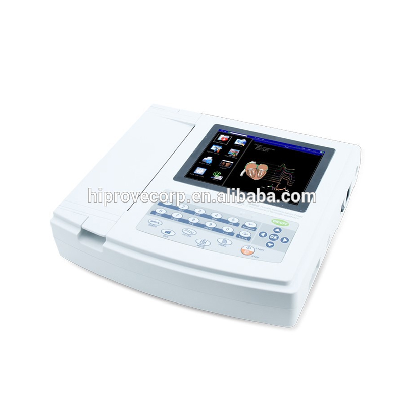 12 Channel Electrocardiograph ECG Machine